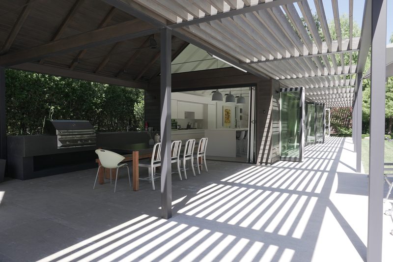 Al fresco dining and BBQ area